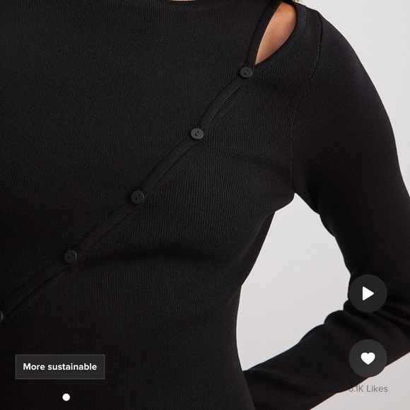 Clair rose x Na-kd Cut Out Maxi Dress - Picture 2 of 3